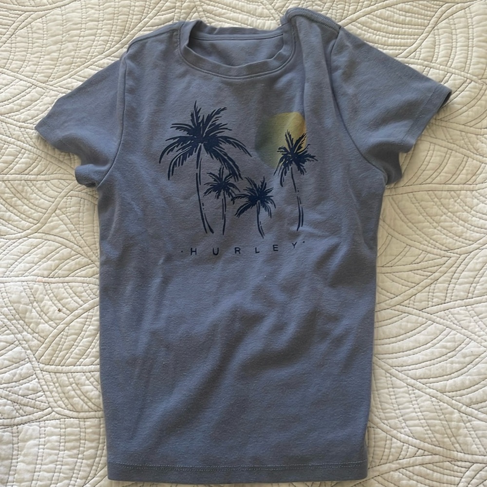 hurley tropical tee shirt